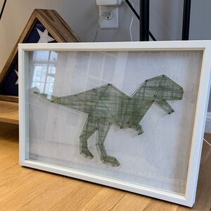 Green Dinosaur String Art